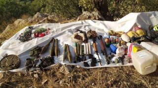 Cudi Dağı’nda PKK'ya ait çok sayıda mühimmat ele geçirildi