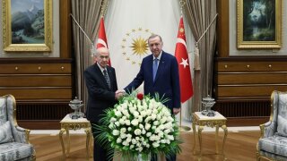Cumhurbaşkanı Erdoğan, Bahçeli'yi kabul etti