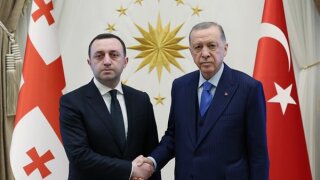 Cumhurbaşkanı Erdoğan, Gürcistan Başbakanı Garibaşvili’yi kabul etti