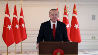 Cumhurbaşkanı Erdoğan, Pakistan MİLGEM Korvet Projesi’nin 3. Gemisi’nin Denize İndirilme Töreni'nde konuştu