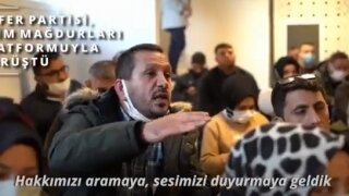Evim Mağdurları Platformu Zafer Partisi Genel Merkezi'ni Ziyaret etti
