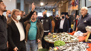 İduğ, Çamdibi’nde esnaf ve vatandaşları dinledi
