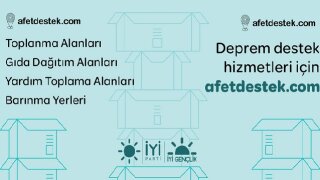 İYİ Gençlik’ten deprem bölgesindeki ulaşımı ve bilgi akışını kolaylaştıracak proje!
