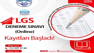 Kayseri'den LGS öğrencilerine ücretsiz deneme sınavı