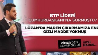 Lozan'da maden çıkarmamıza engel gizli bir madde yokmuş