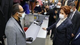 İYİ Parti Lideri Meral Akşener Siirt'te Esnafı Dinledi