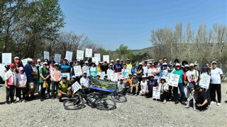 Pedallar otizm farkındalığı için çevrildi