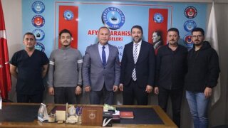 TBMM Kamu Denetçisi Özgür, Türkiye Kamu-Sen İl Temsilciliğini ziyaret etti
