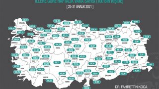Vaka yoğunluğu en çok artan il Eskişehir oldu
