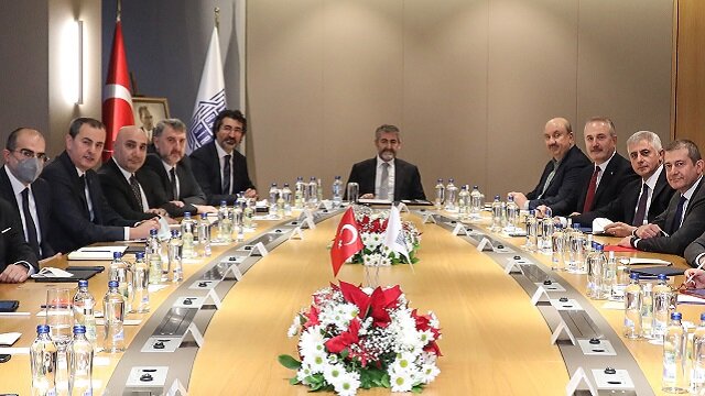 T.C. Hazine ve Maliye Bakanı Dr. Nureddin Nebati TBB Yönetim Kurulu ile toplantı yaptı