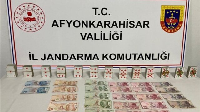Afyonkarahisar'da kumar operasyonu