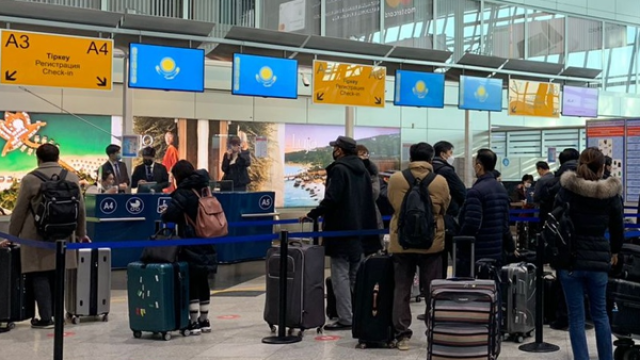 Almatı Havalimanı uçuşlara açıldı