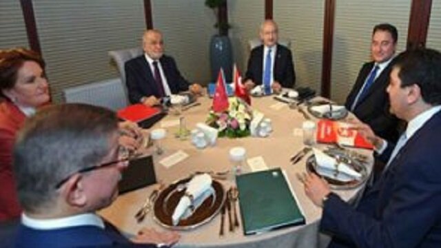 6'lı masadan ortak açıklama