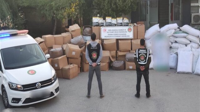 Ankara'da kaçak tütün operasyonu
