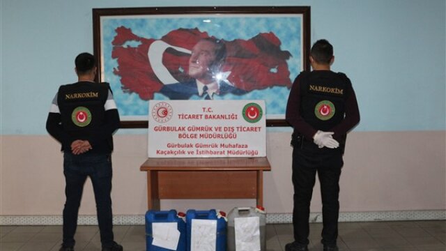 Gürbulak’ta 54 kilo uyuşturucu ele geçirildi