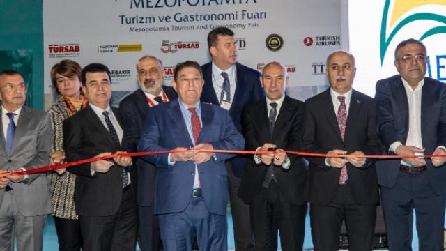 Soyer, 1. Mezopotamya Turizm ve Gastronomi Fuarı'na katıldı