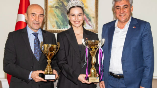 Soyer, milli cimnastikçi Burçak Şenman’ı ağırladı