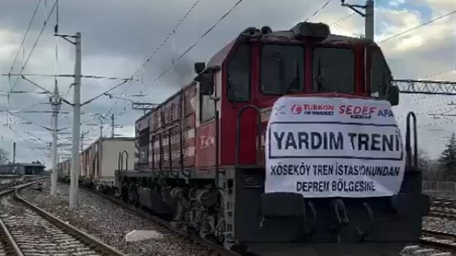 TCDD: '225 vagon ile 450 yaşam konteyneri deprem bölgesine ulaştırıldı'